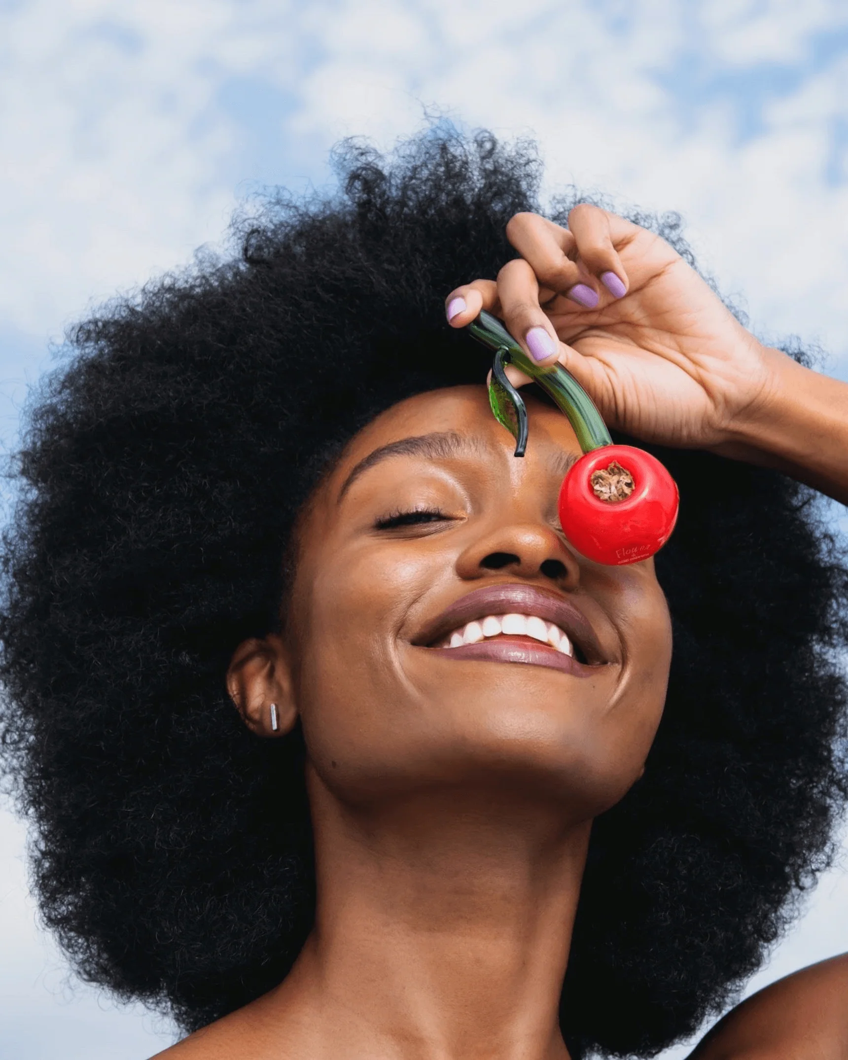 Cherry Glass Pipe - Image 3