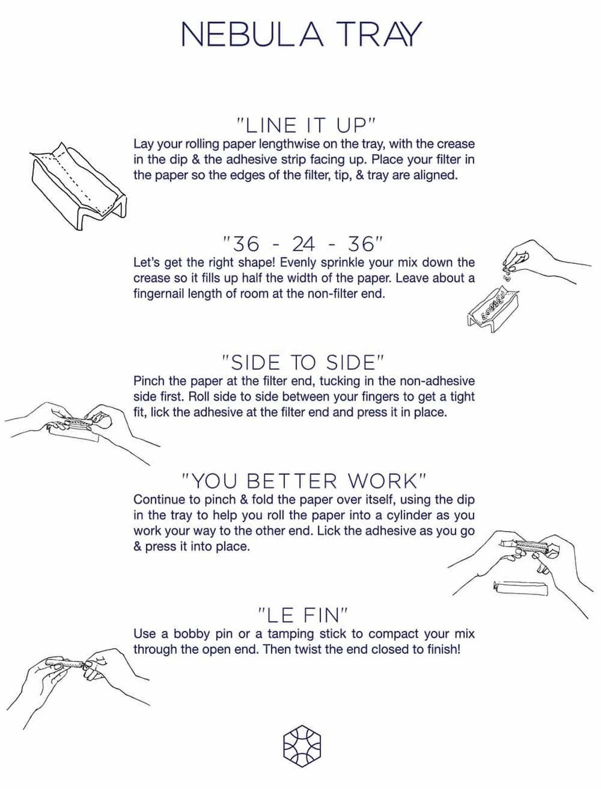'Nebula' Ceramic Rolling Tray - Image 5