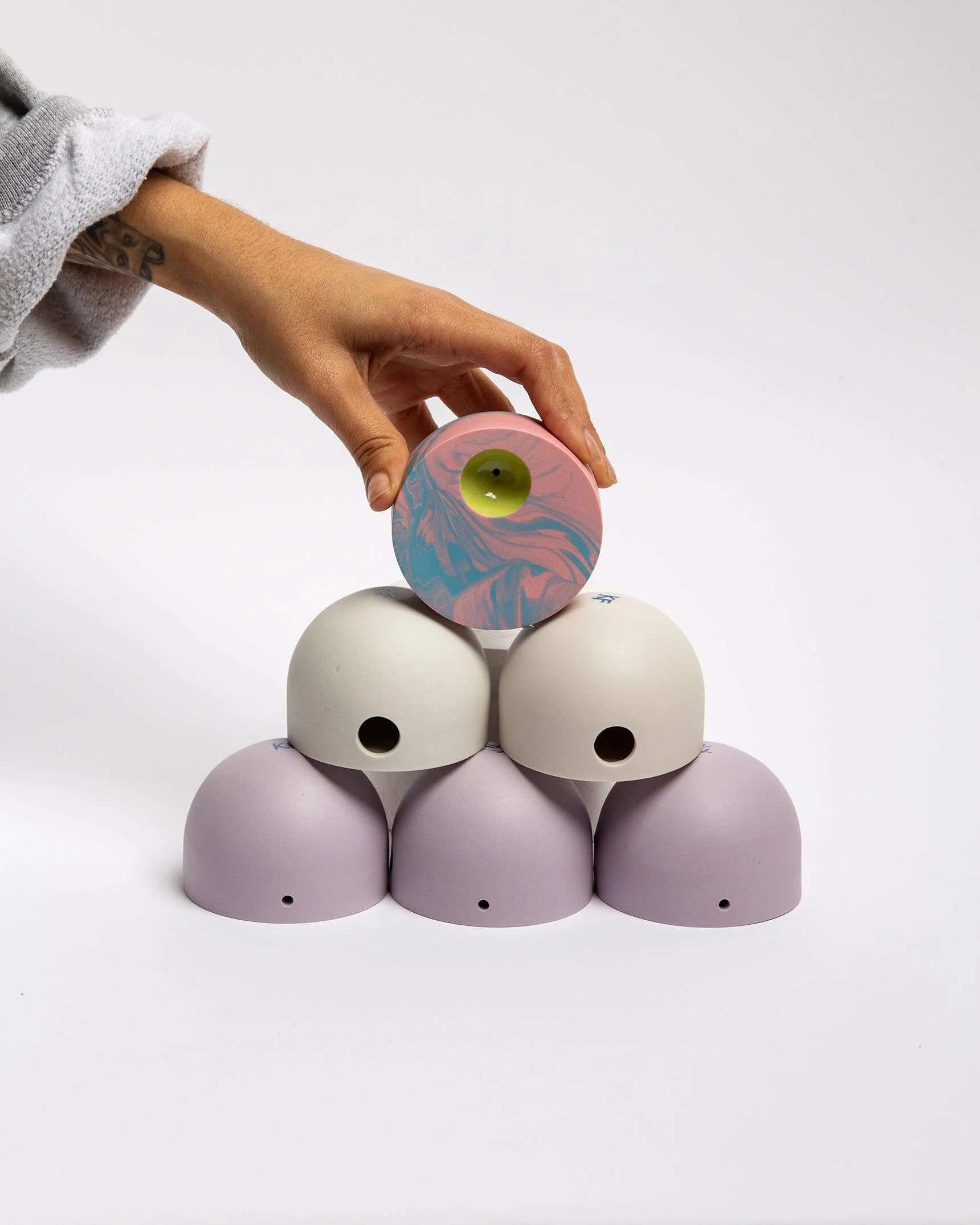 Demi Ceramic Pipe | Marble - Image 11