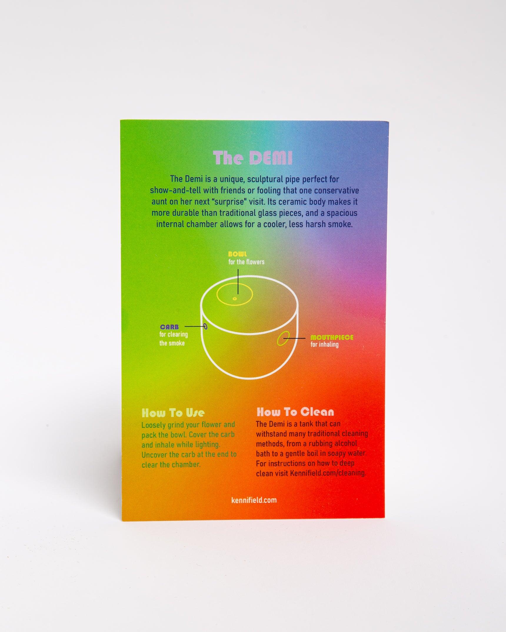 Demi Ceramic Pipe | Marble - Image 12