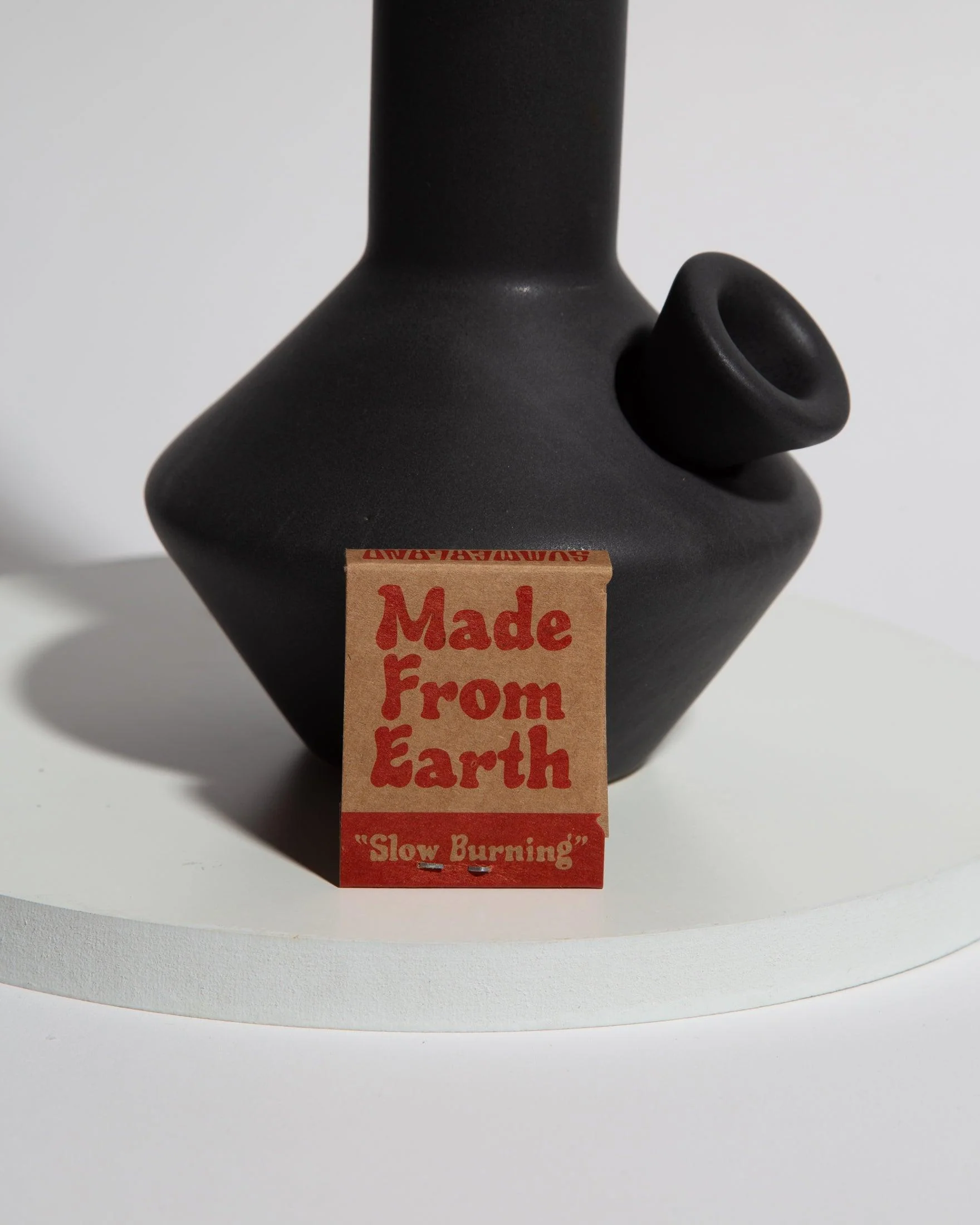 Pleasure Point Ceramic Bong | Charcoal - Image 5