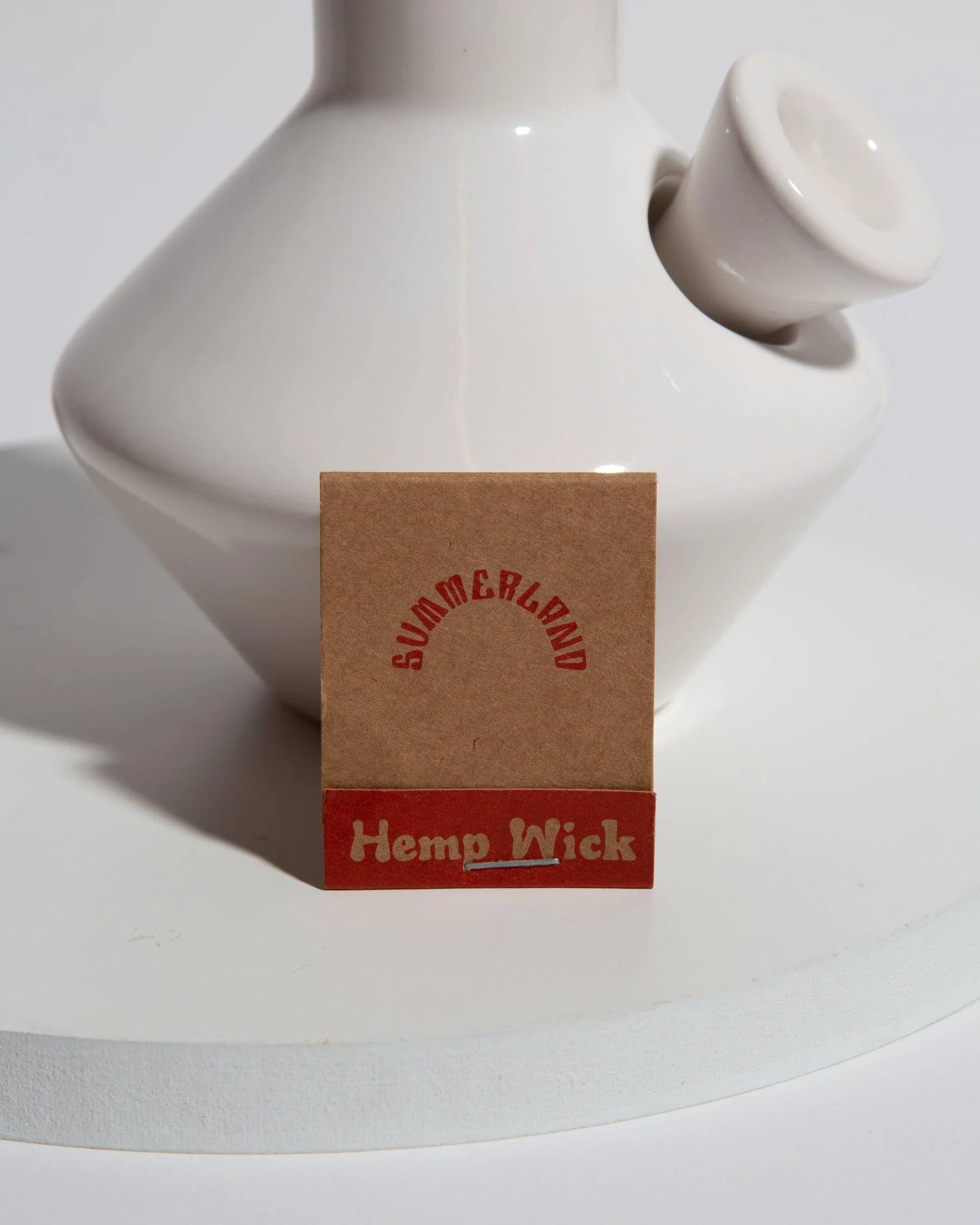 Pleasure Point Ceramic Bong | Glossy White - Image 4