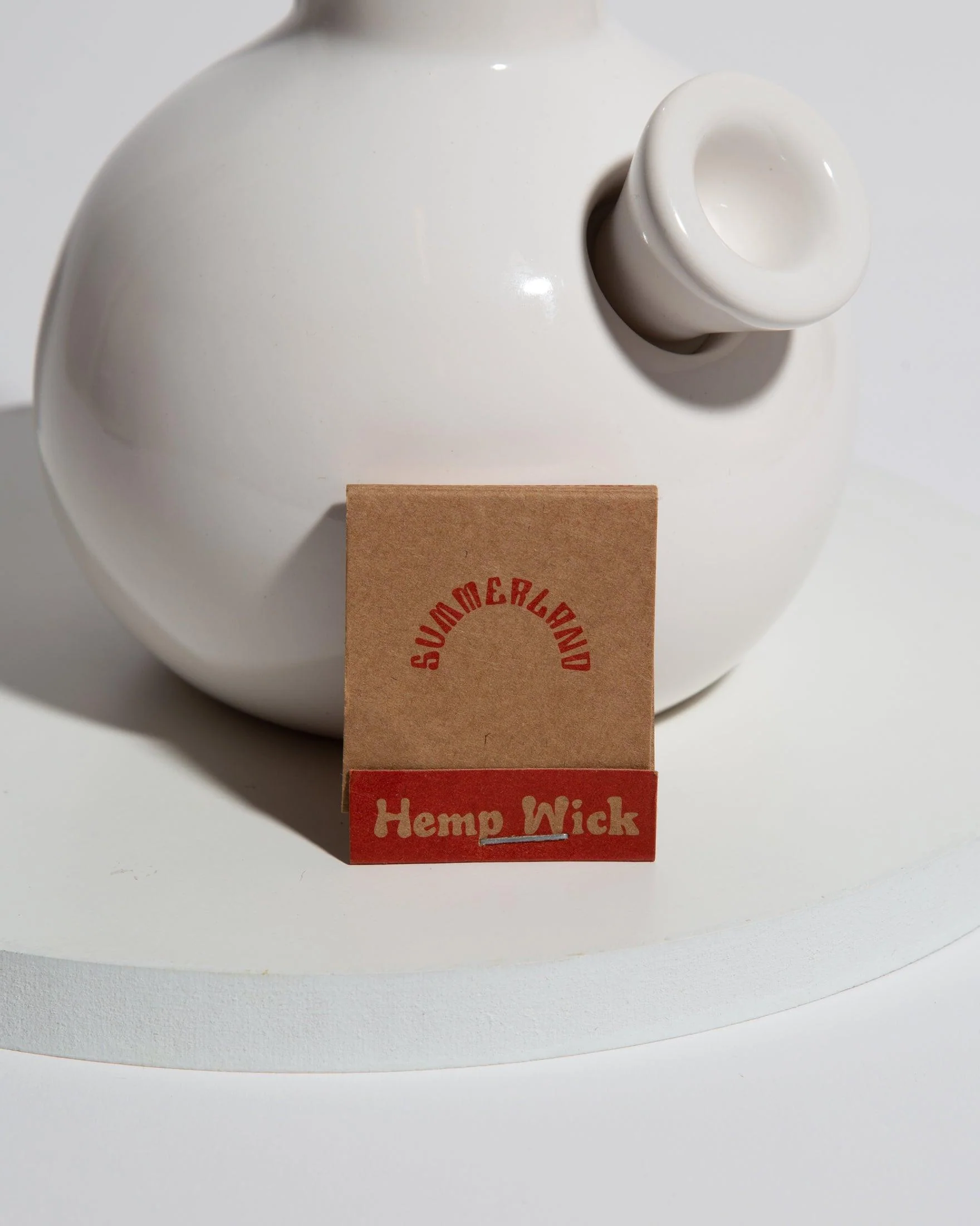 'Chongo' Ceramic Bong | Glossy White - Image 5